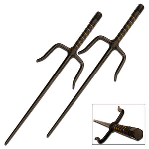 19.5" Ninja Sai Weapons (2311B) - Frontier Blades