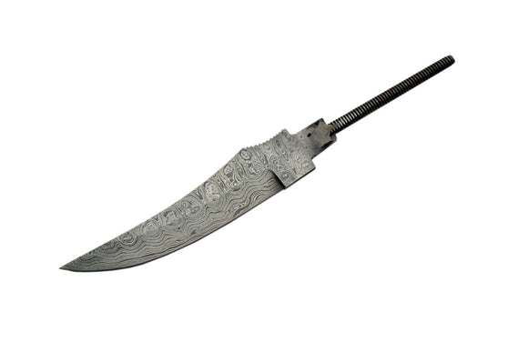 Handmade Custom Damascus Slim Skinner Knife - Frontier Blades