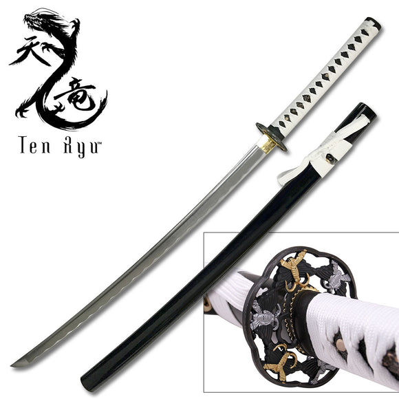 White Katana Sword (TR-037) - Frontier Blades